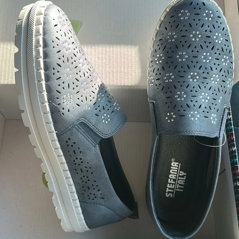 Italian made Stefania shoes, size 38. Size 8 US. with brand new Box. - Picture 9 of 16